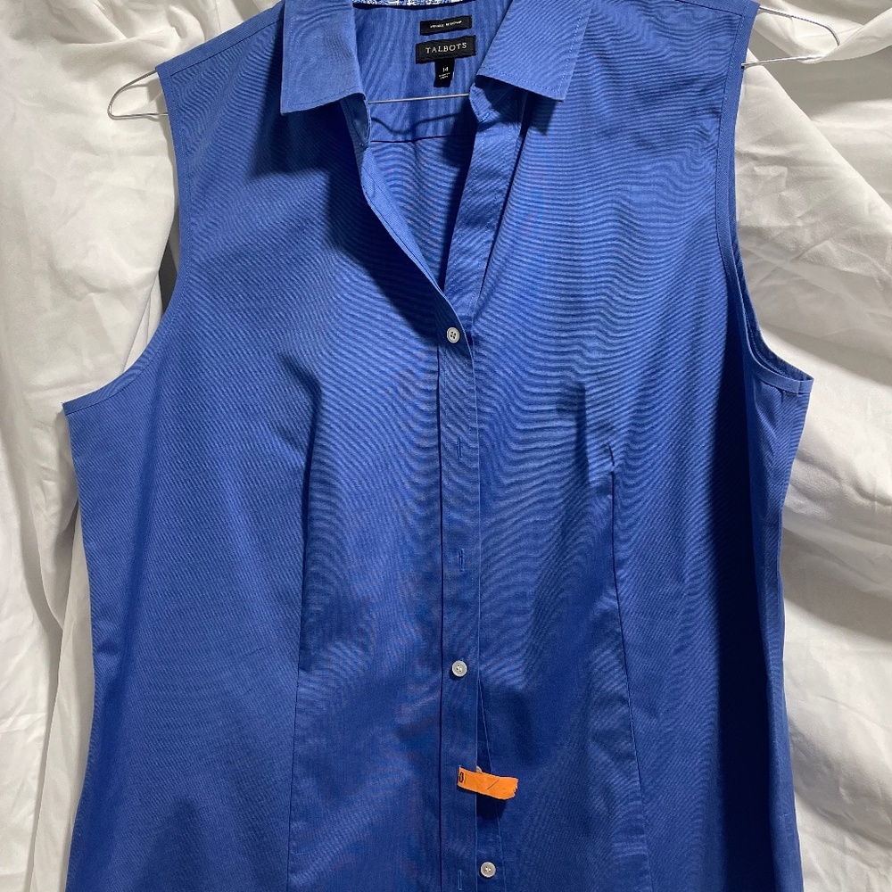 Talbots Sleeveless Blouse 14